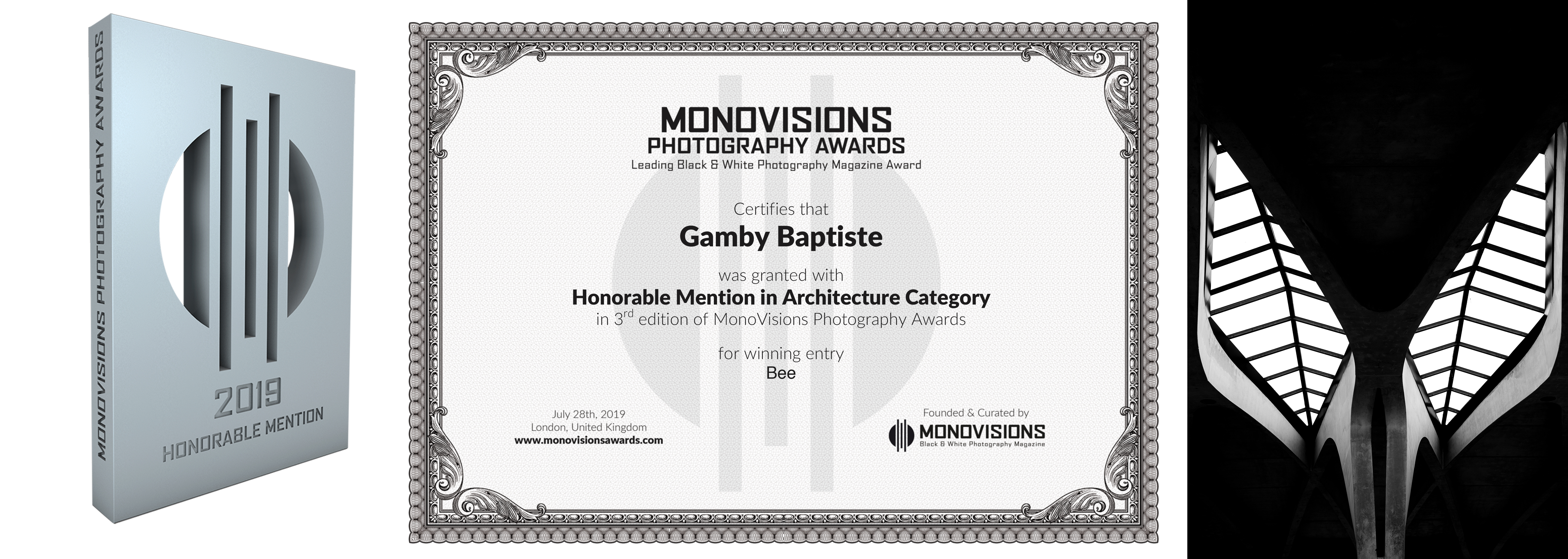 monovisionsawards contest photographie international Baptiste Gamby Architecture d'art