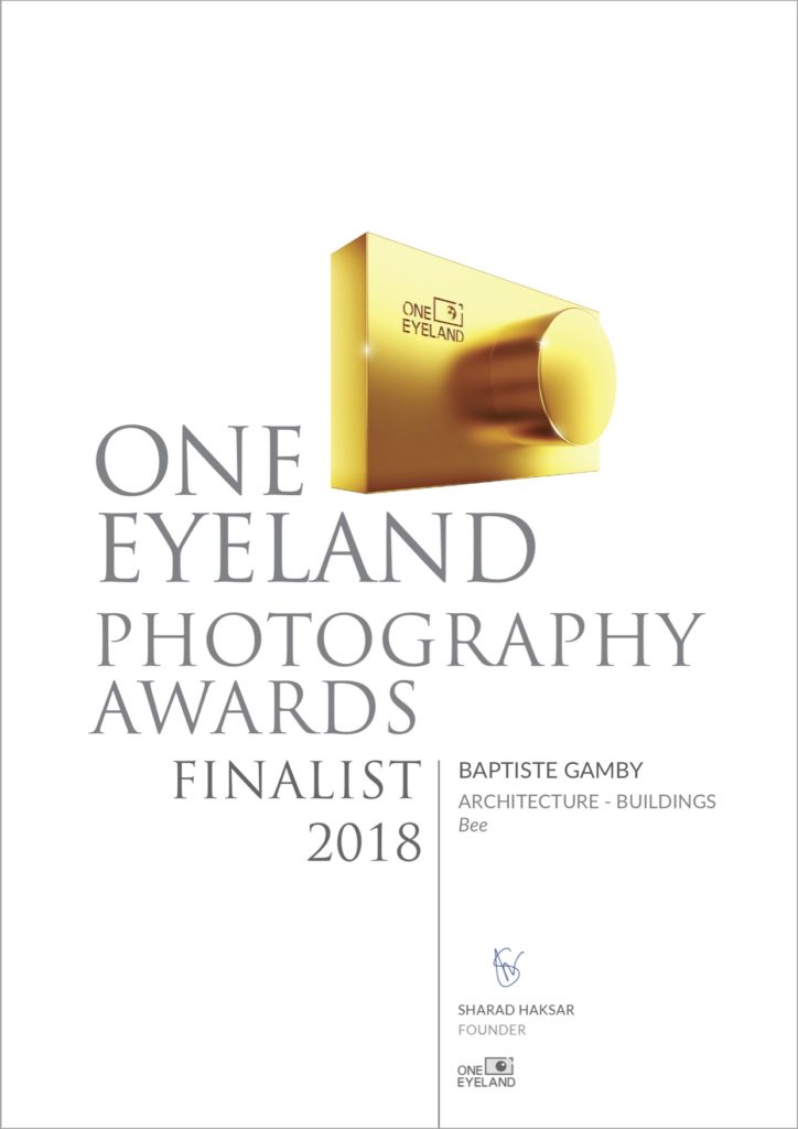 one eyeland photographies award 2018 Architecture Baptiste gamby Photographe grenoble  spécialisé dans l'architecture et la photographie d'art