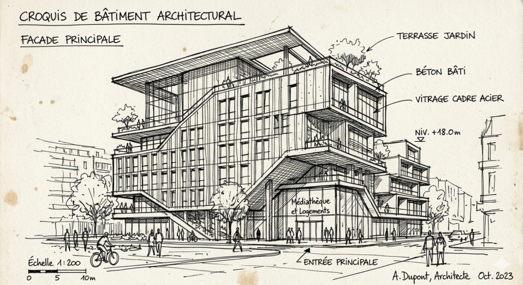 Eglise de St Pierre du Rondeaux architecture Louise Michel Grenoble l'aigle Baptiste Gamby Photographe spécialisé Architecture Auvergne-Rhône-Alpes